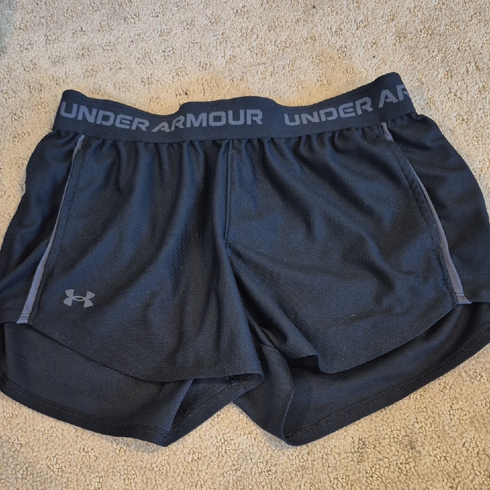 Under Armour Women's Dark Gray Athletic Shorts